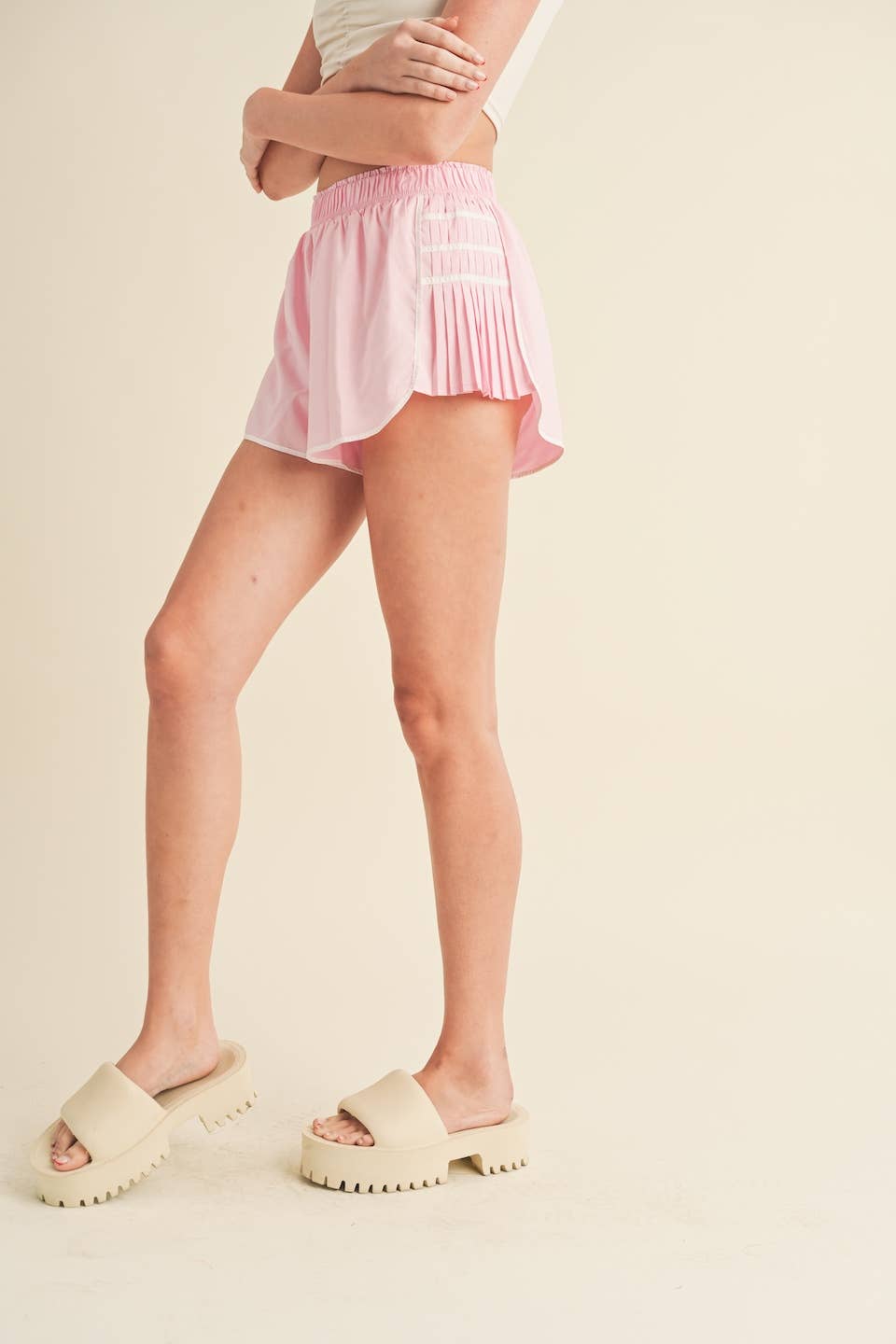 On Point Shorts- Pink