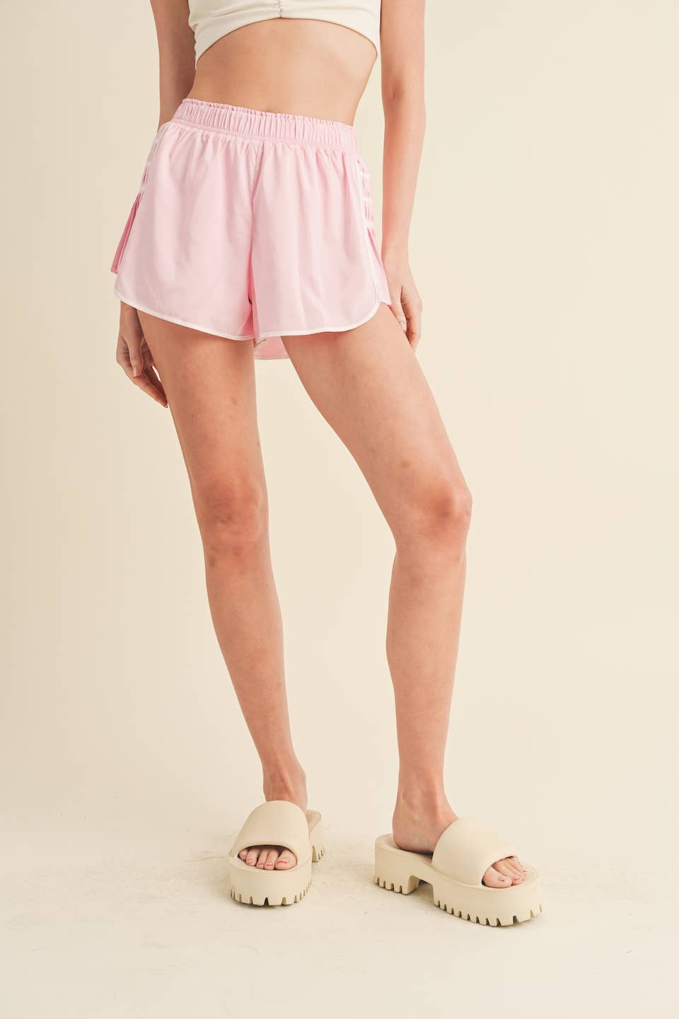 On Point Shorts- Pink