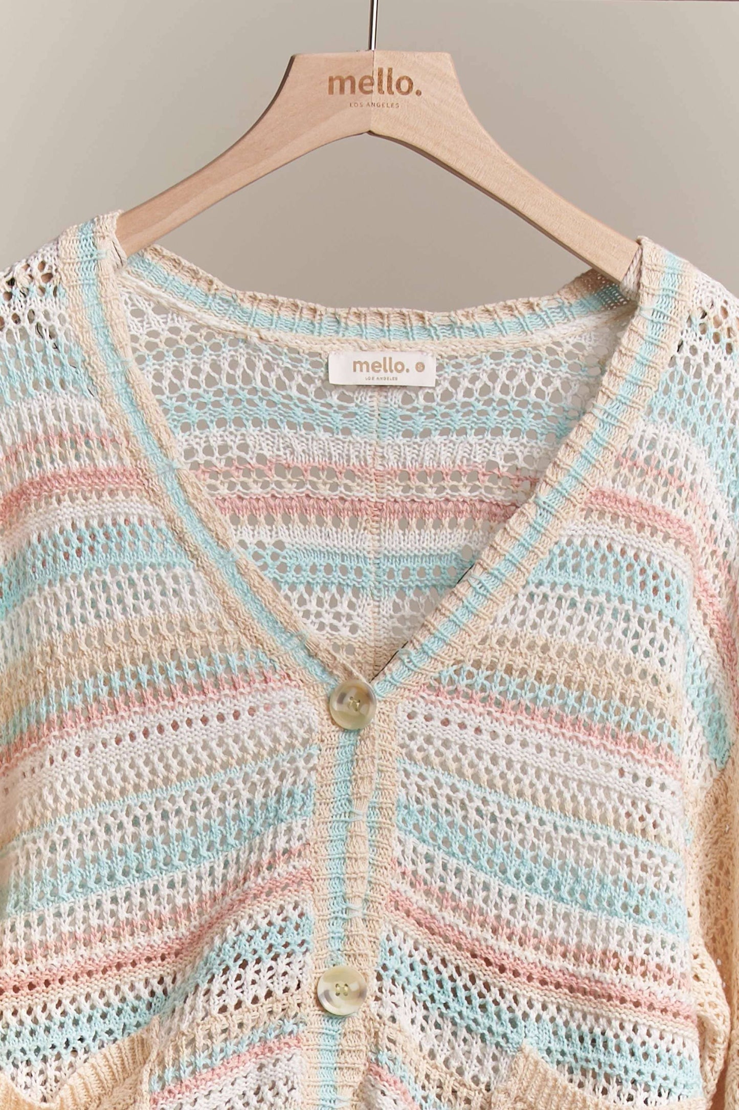 Cotton Candy Striped Cardigan