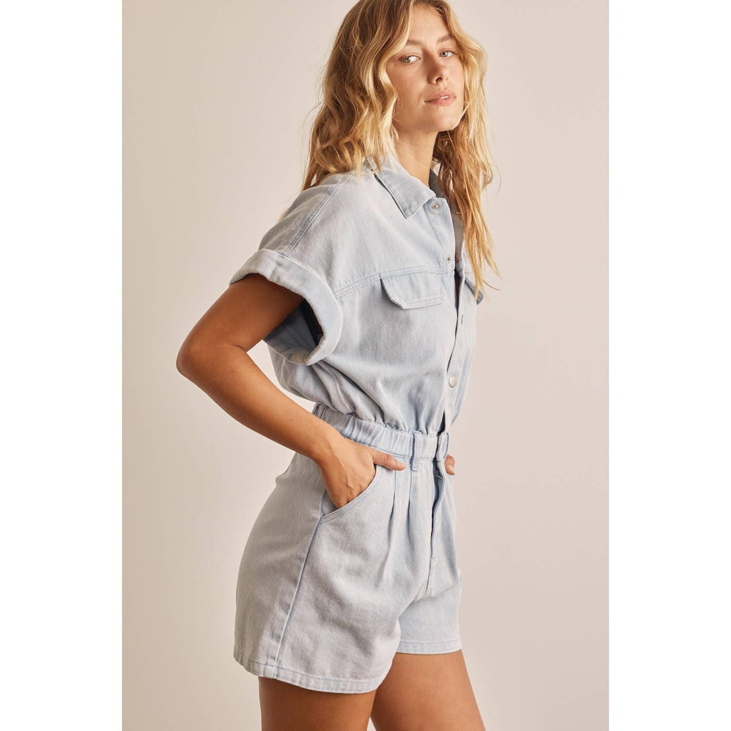 country concert denim romper