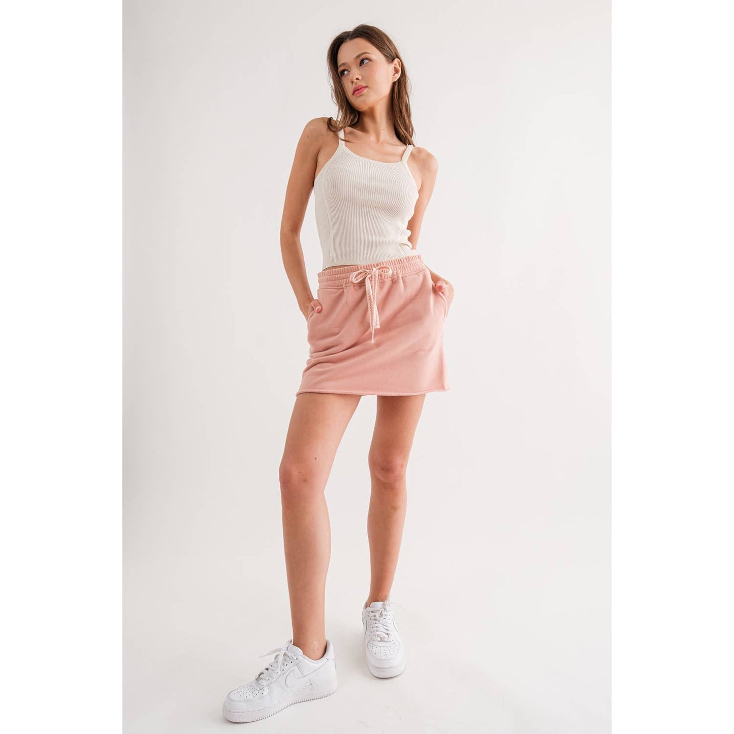 Sweet and Sporty Blush Skirt