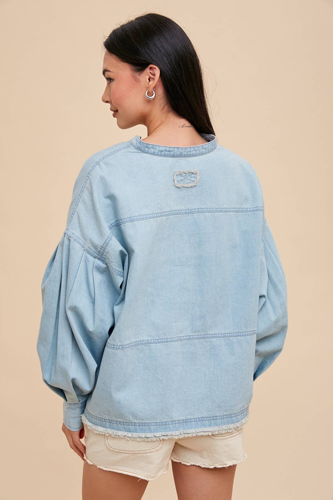 Free People Denim Tunic