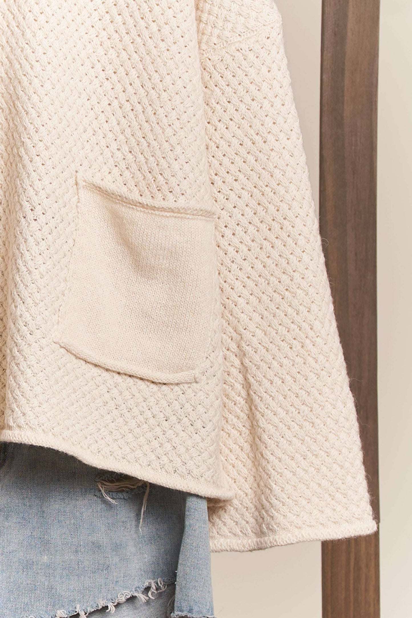 ivory bell sleeve sweater