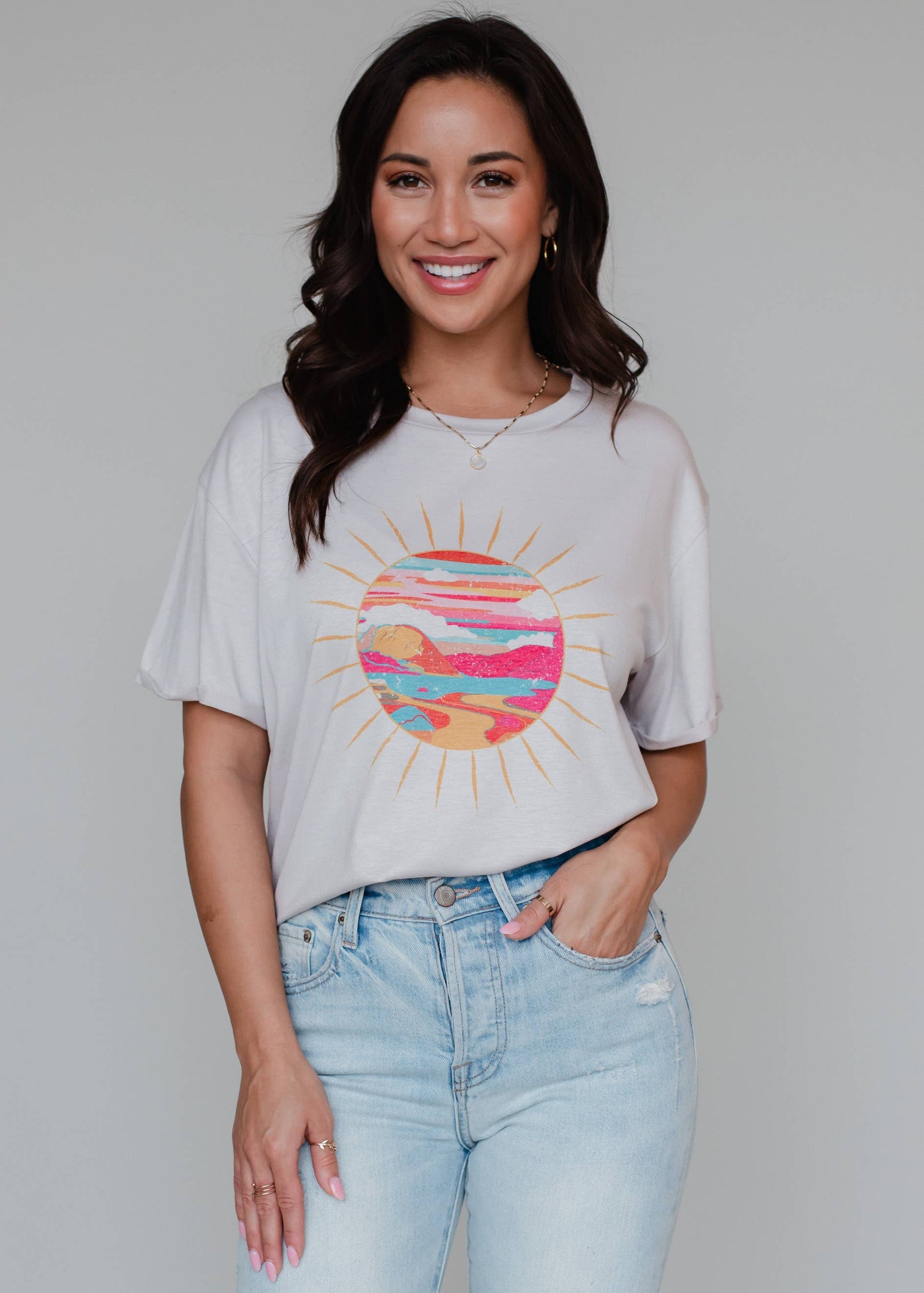 So Soft Sunset Tee