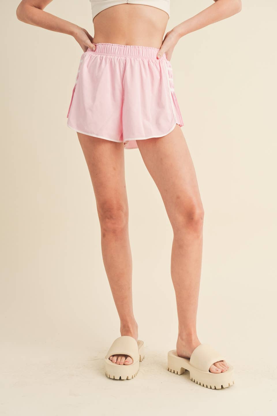 On Point Shorts- Pink