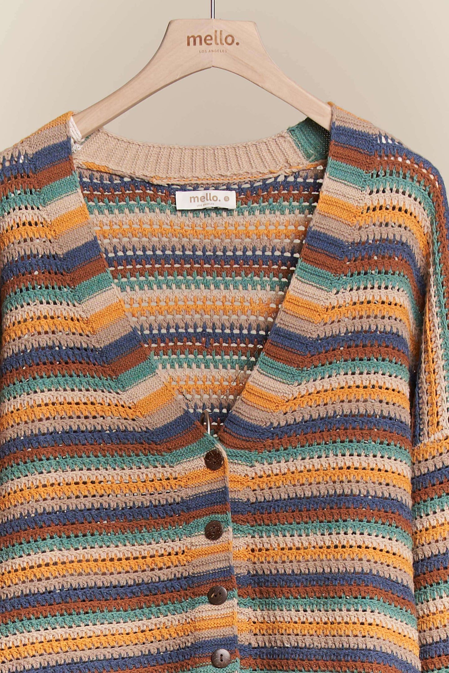 Hello Sunshine Striped Cardigan