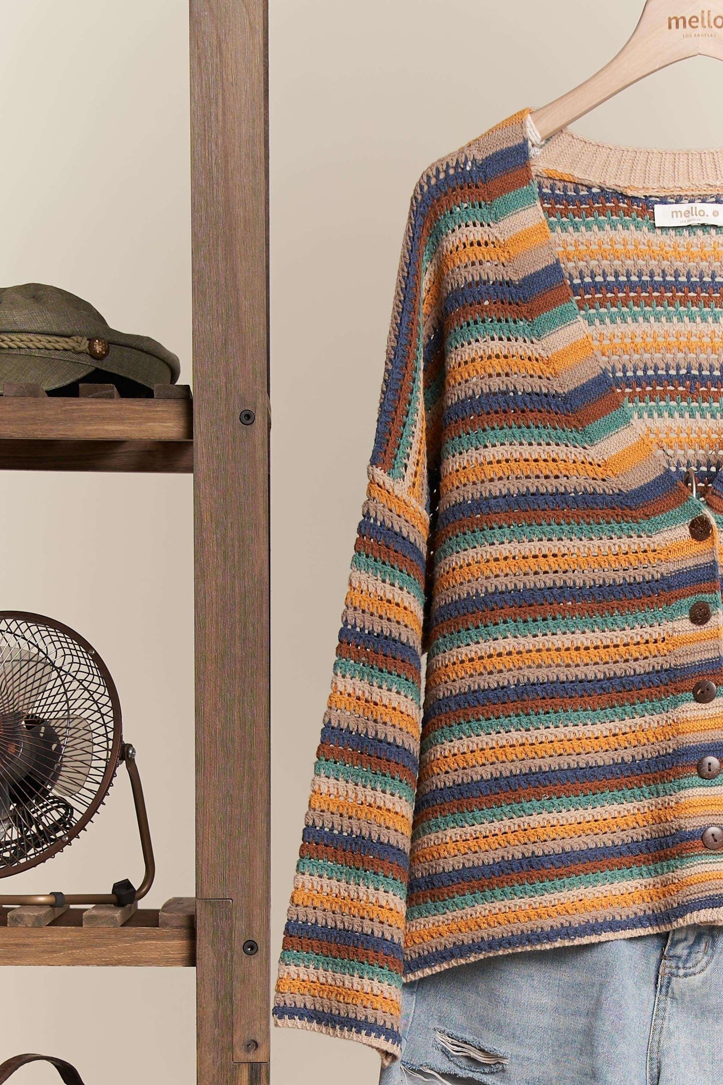 Hello Sunshine Striped Cardigan