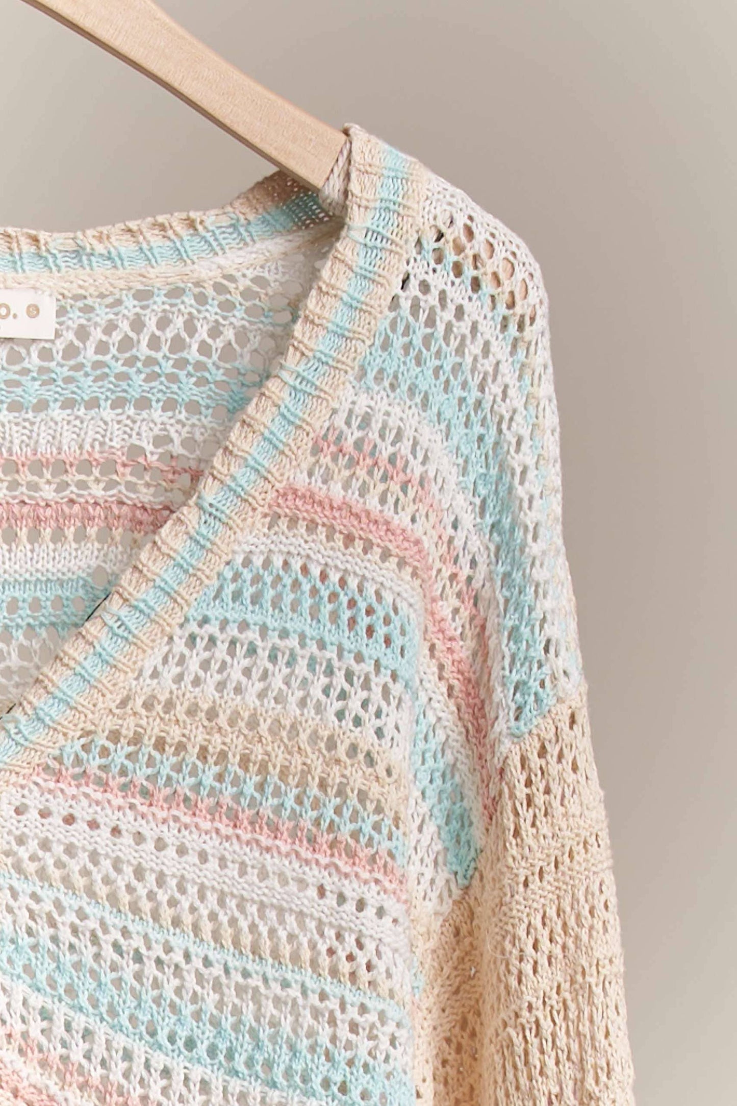 Cotton Candy Striped Cardigan