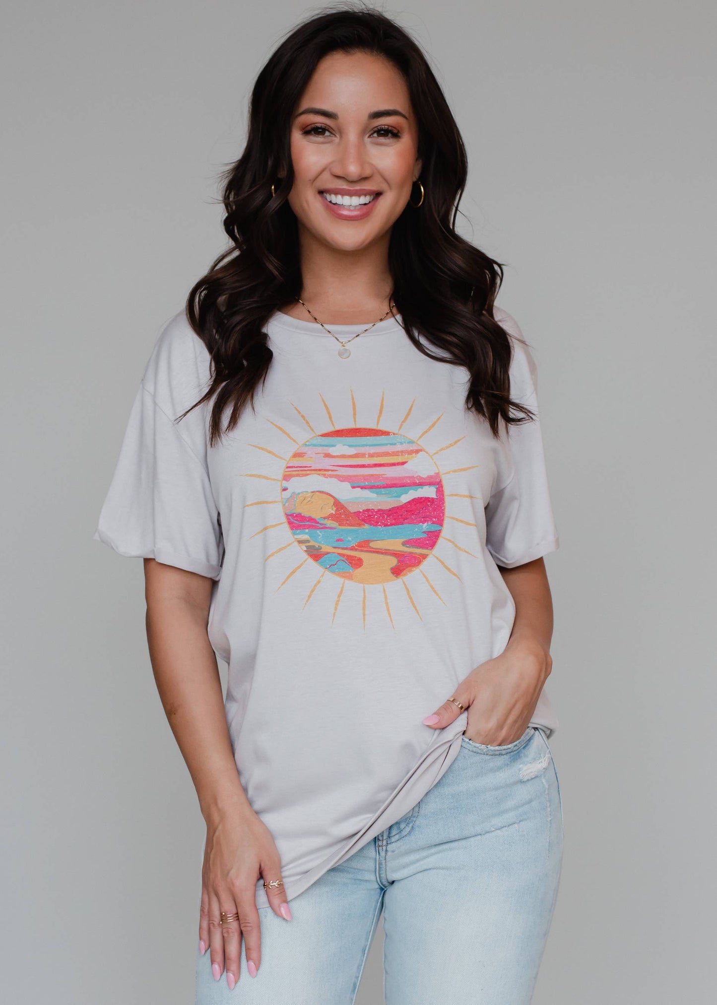 So Soft Sunset Tee