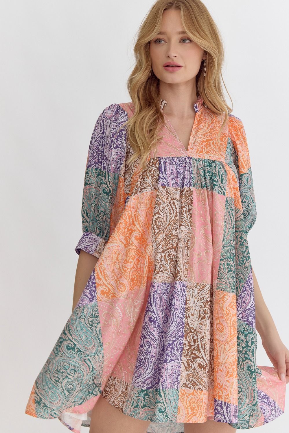 paisley tunic dress anthropologie