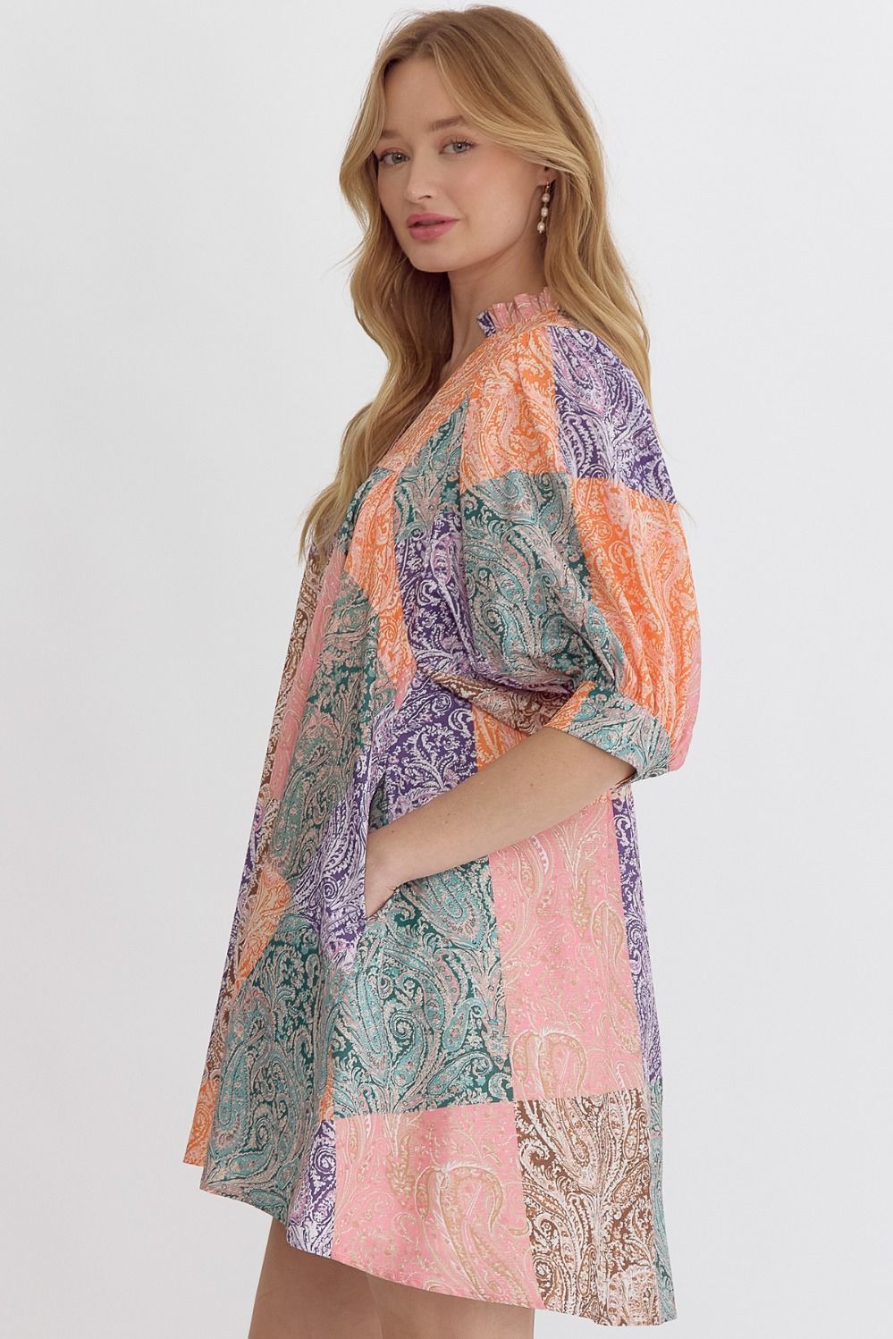 paisley tunic dress anthropologie