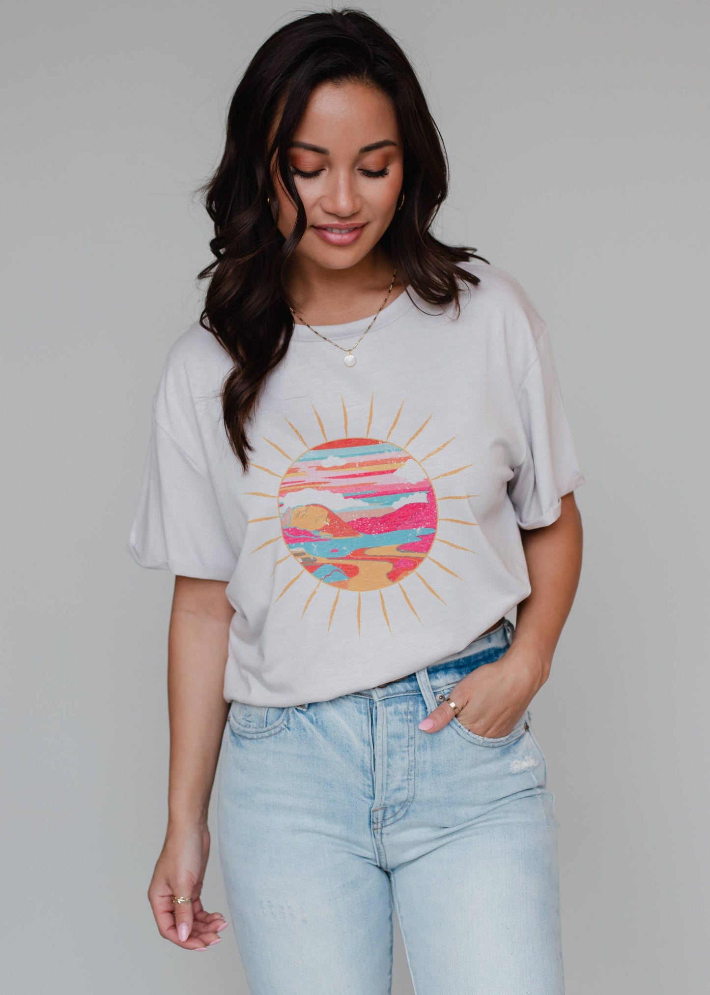 So Soft Sunset Tee