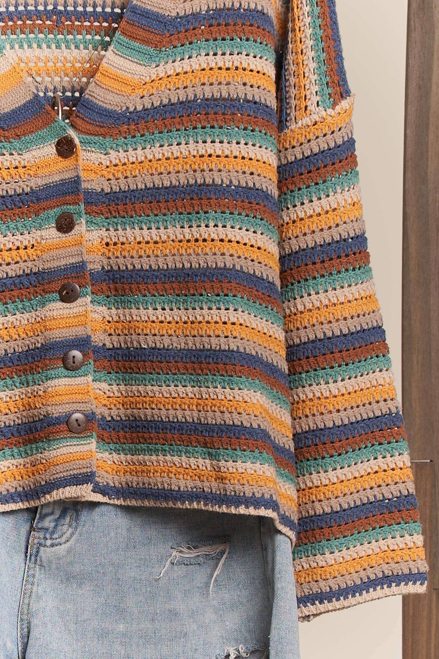 Hello Sunshine Striped Cardigan